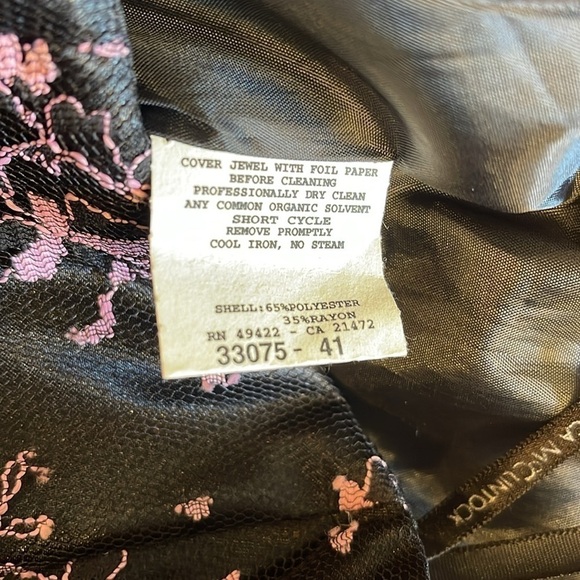 Vintage Jessica McClintock Gunne Sax Lace Bubble Hem Dress Sz 5 (Fits XS–S) - Picture 11 of 12